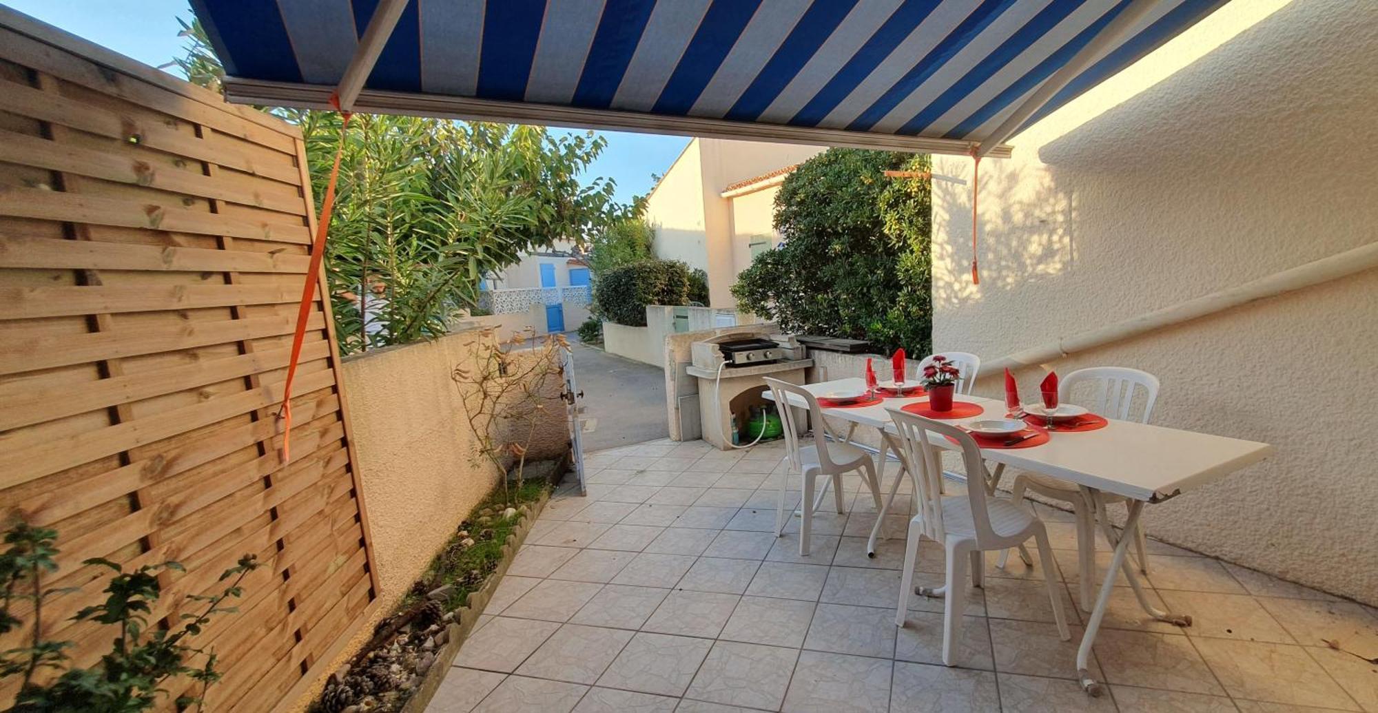 L'Azur - Maison Avec Terrasse Proche Plage Le Barcarès Exteriér fotografie